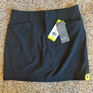 Eddie Bauer Women's‎ Skort Size 6 Black UPF 50 Stretch StormRepel